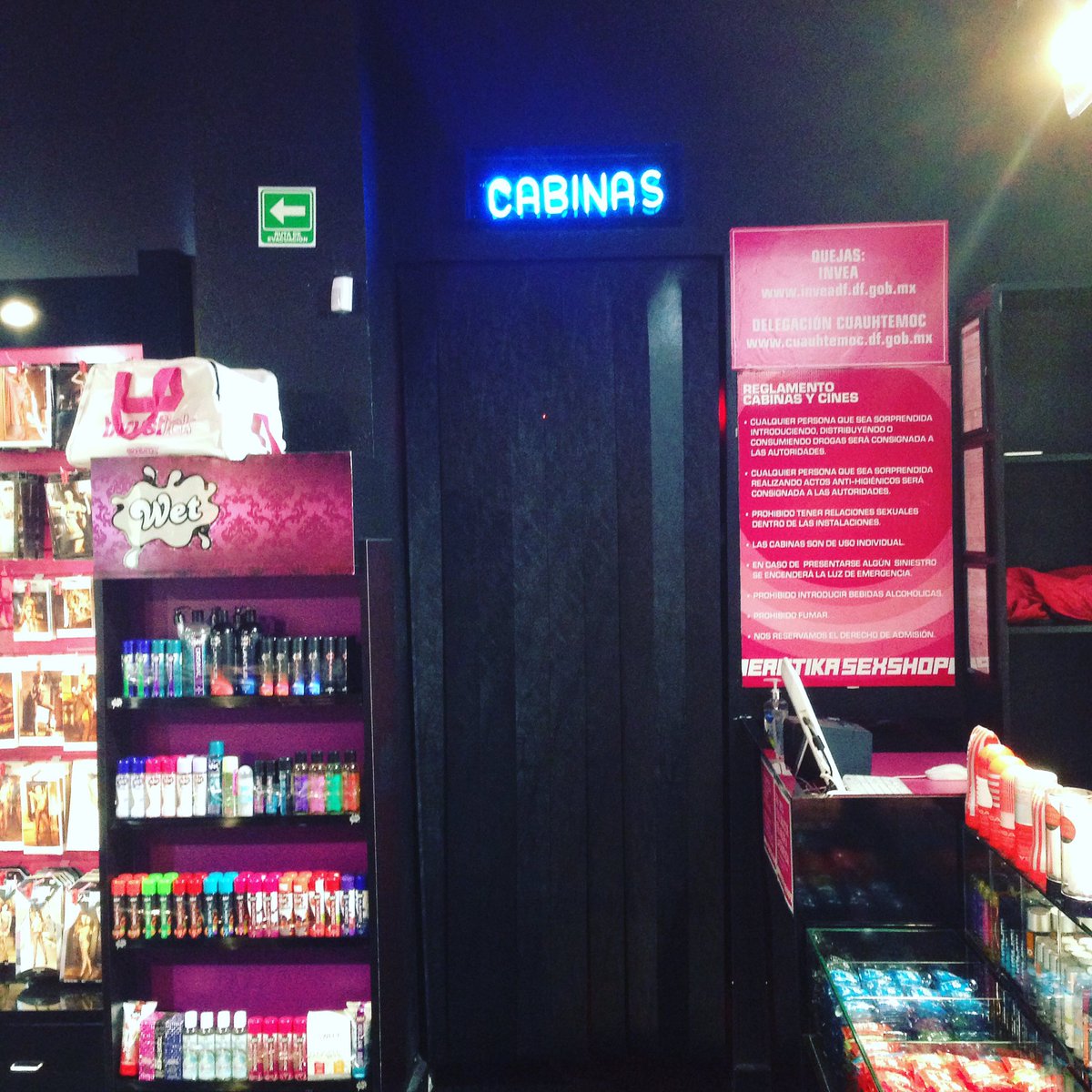 Cabinas sex shop