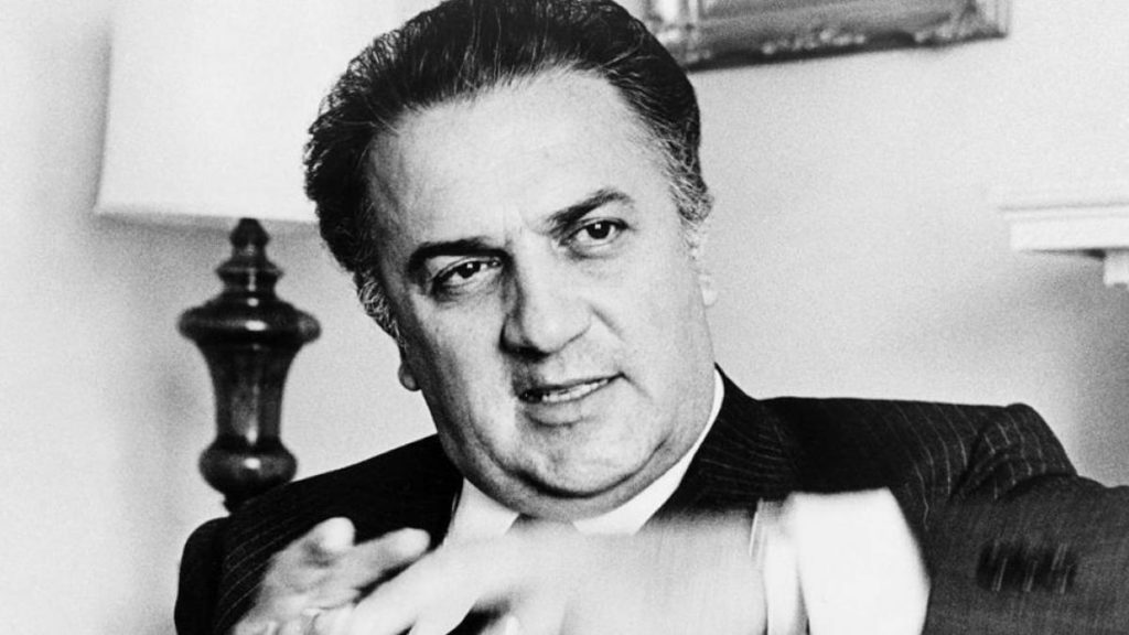 Federico Fellini, dibujos y bocetos del cineasta italiano