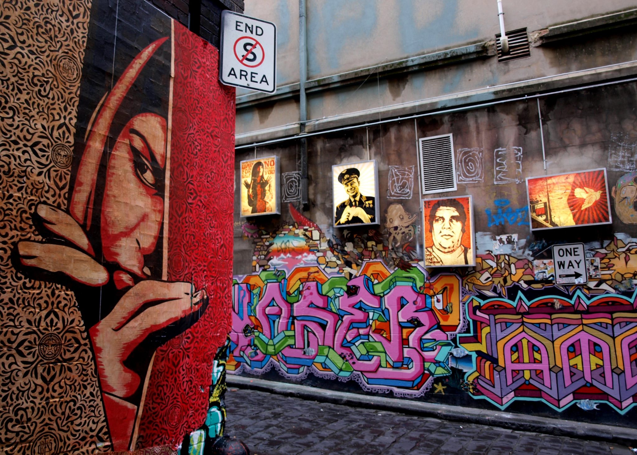 Hosier Lane в Мельбурне