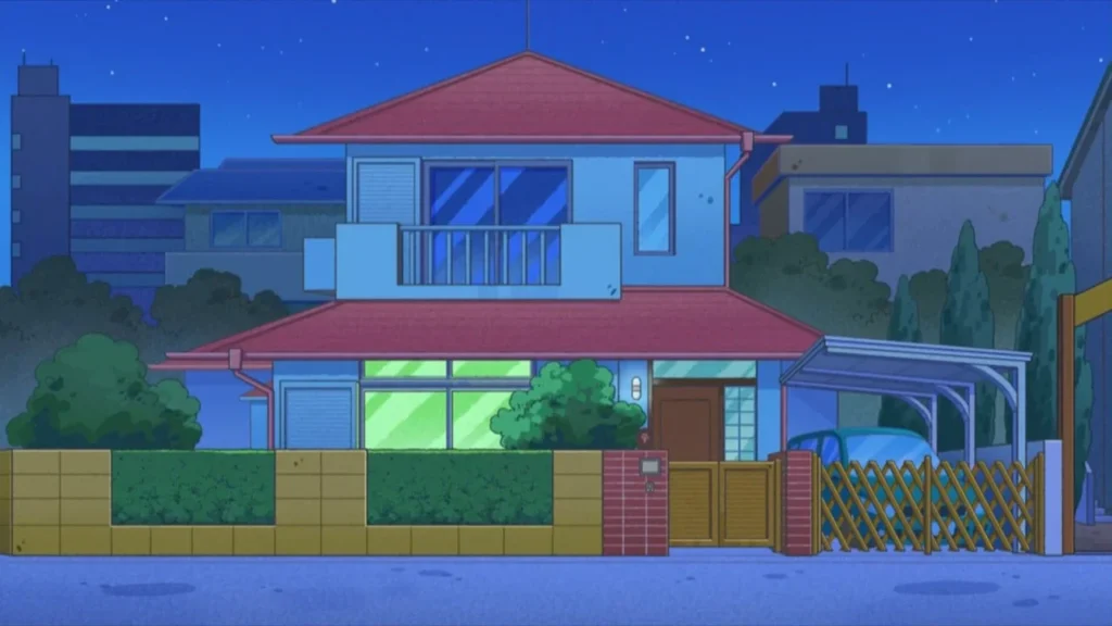 Crayon Shin-Chan casa 