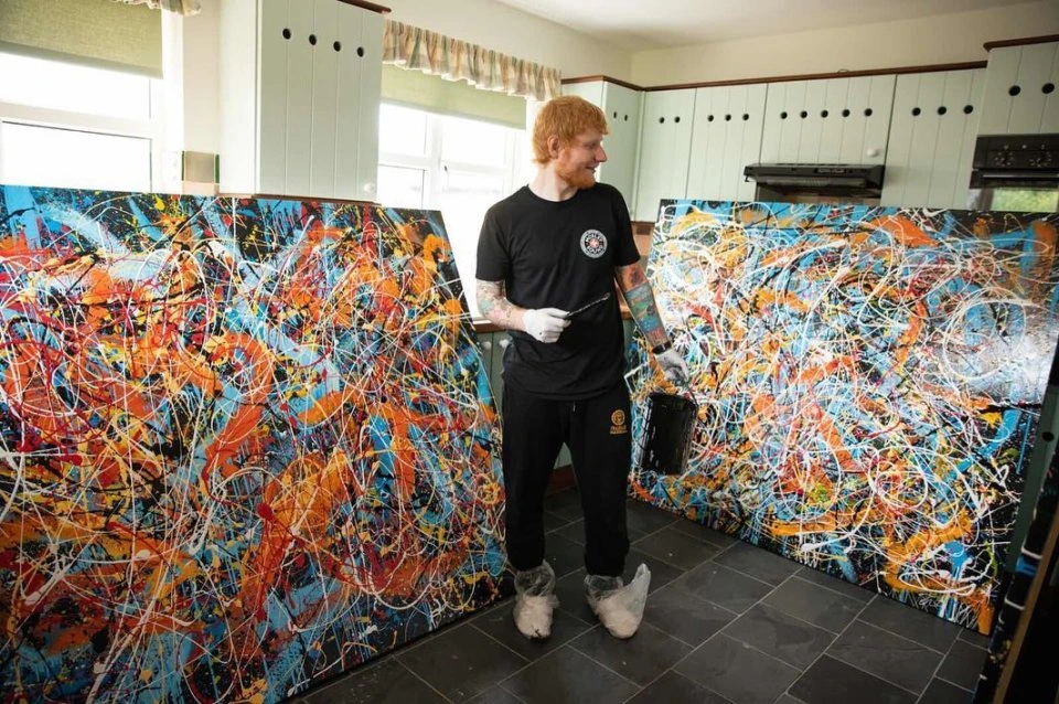 pinturas de Ed Sheeran